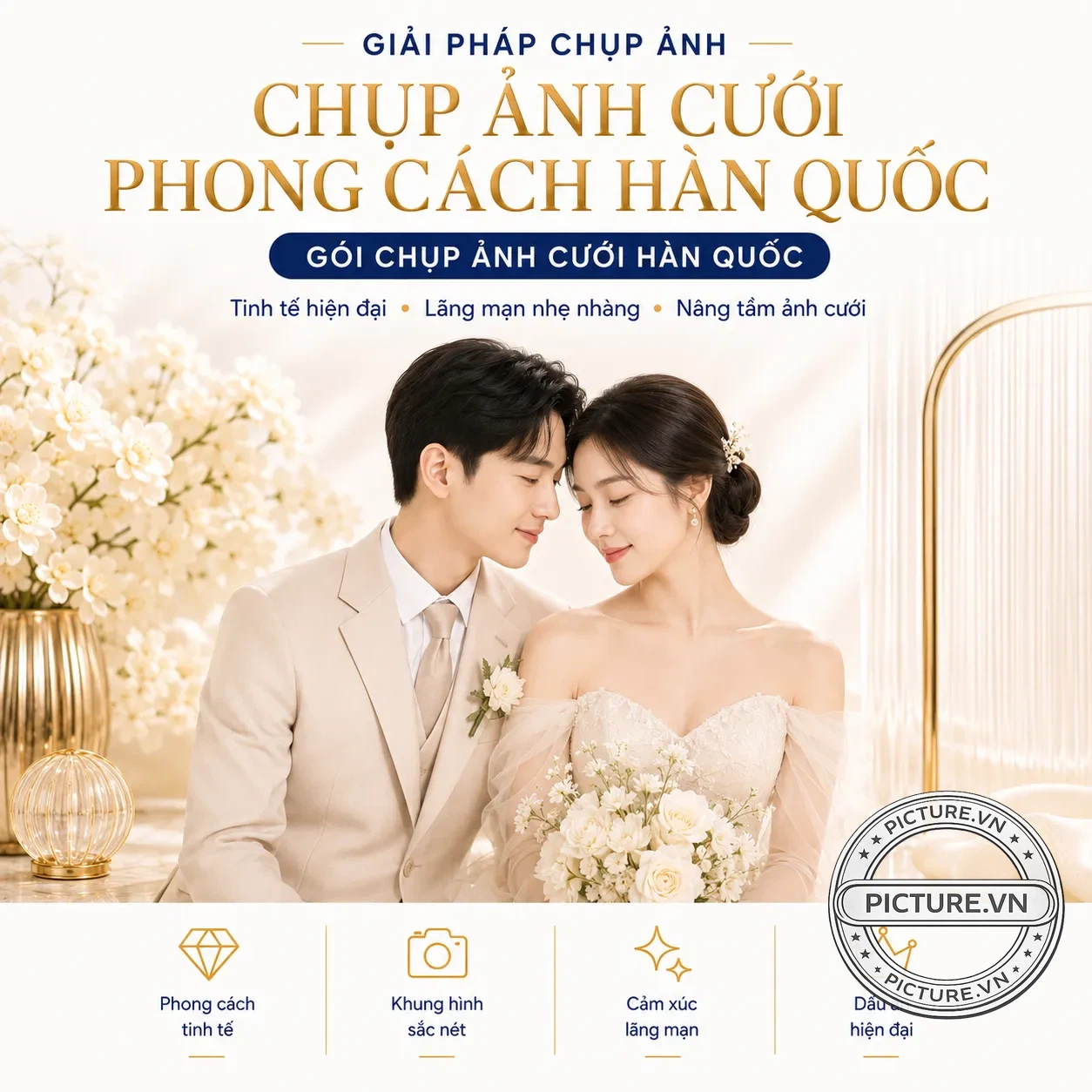 Chụp ảnh cưới phong cách Hàn Quốc
