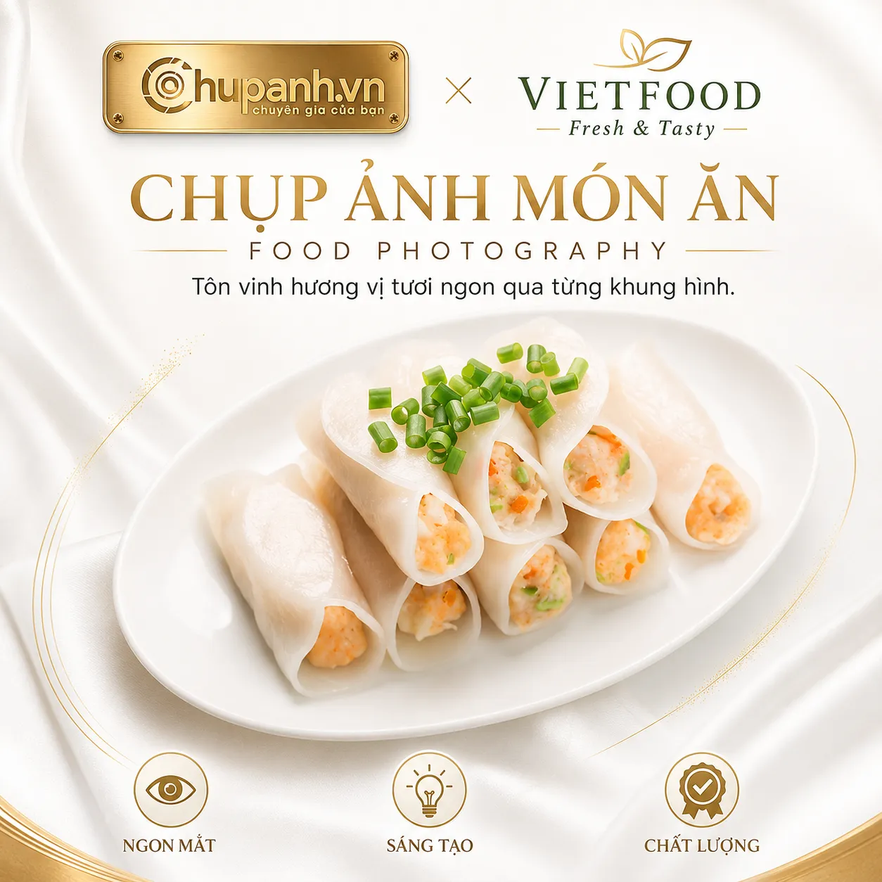 chụp ảnh món ăn Vietfood