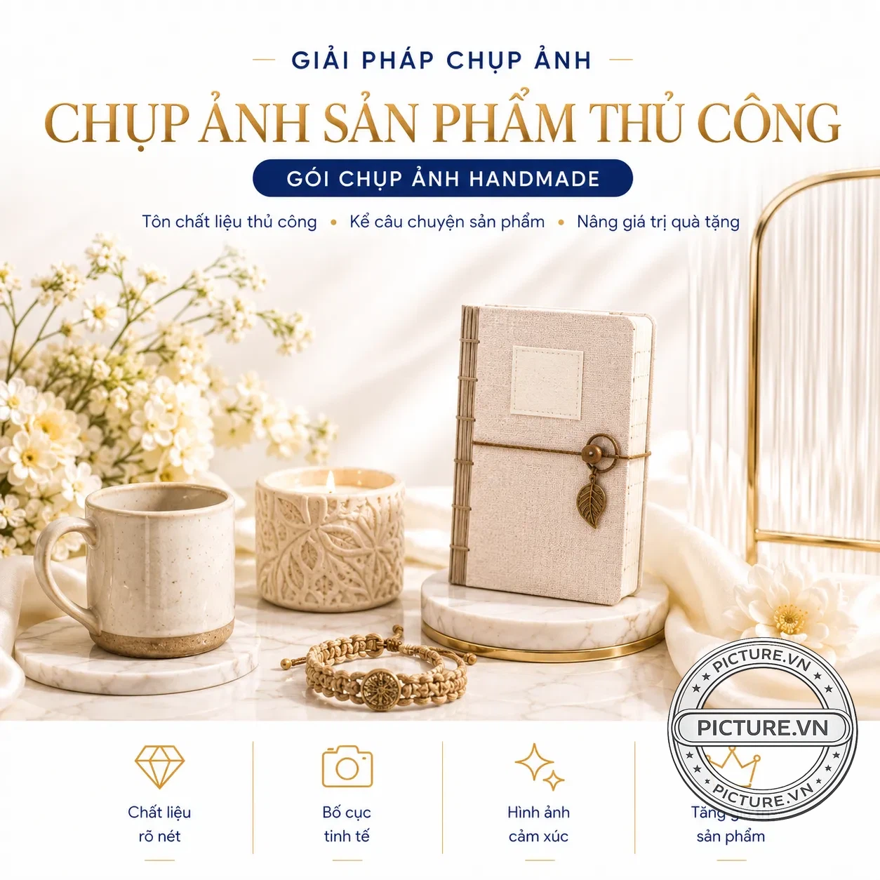 Chụp ảnh sản phẩm thủ công