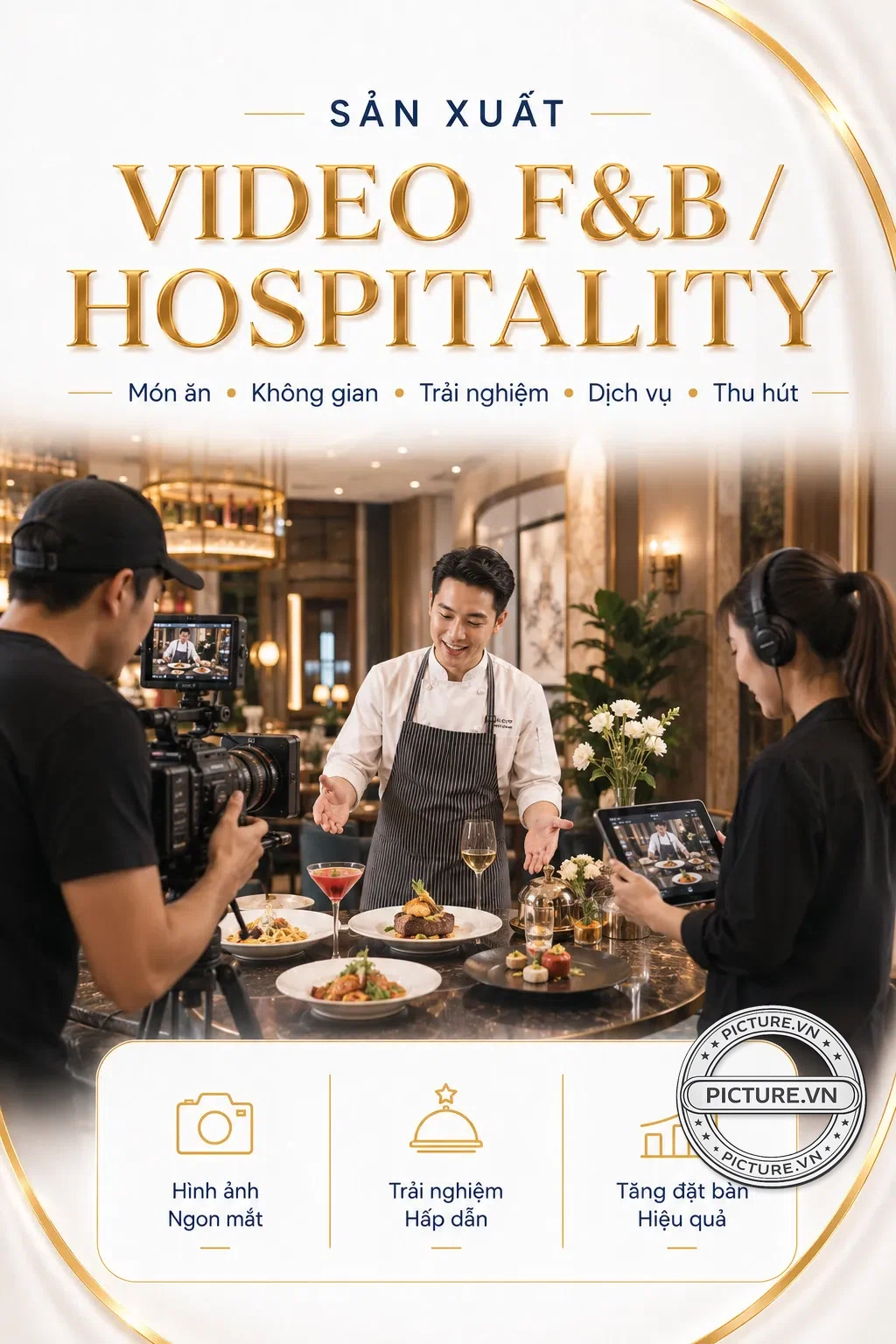Sản xuất video F&B hospitality