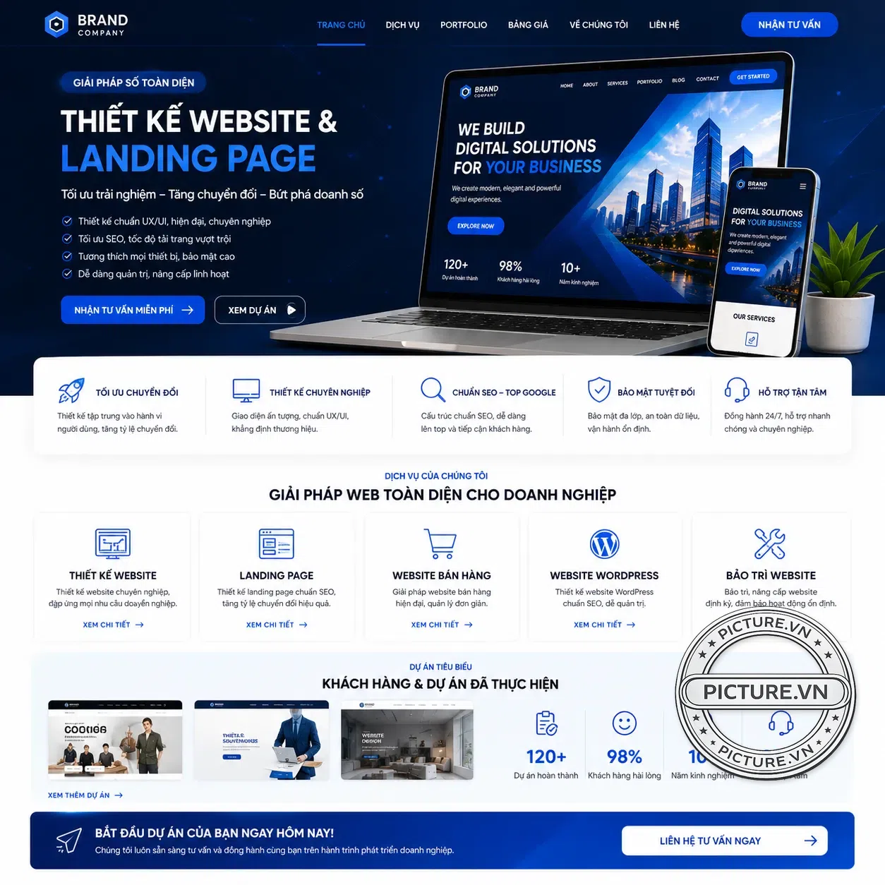 Thiết kế website landing page